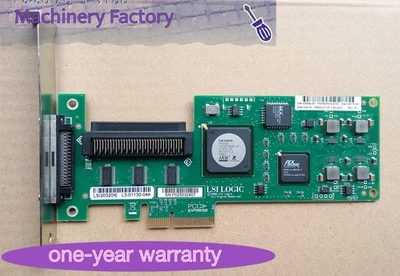 LSI Logic SCSI LVD/SE Controller PCI Express x4 LSI20320IE 439946-001 Tested - Image 1 of 4
