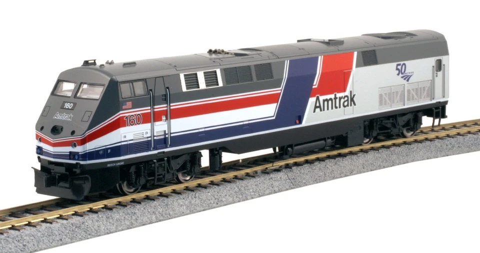 Kato 37-6116-LS HO Scale Amtrak GE P42 Genesis Locomotive #160 (DCC/Sound) - Image 1 of 1