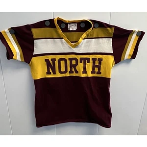 Vintage 1970er Bloomington Indiana North Cougars Trikot von Southland kostenloser Versand - Bild 1 von 9