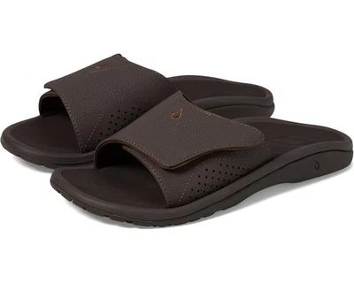 Olukai Nalu Men's Slide Sandals 10332-4848 Dk Java - Image 1 of 4