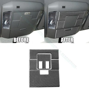 For Toyota Tundra 2014-2018 Carbon Fiber Interior Reading Light Panel Cover Trim - Imagen 1 de 6