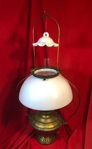 Antique B&H Bradley Hubbard No. 5 Hanging Oil Lamp Chandelier - Picture 1 of 6