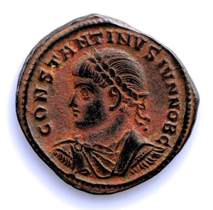 Sc-Roma. Konstantin II. Follis. Antiochia 325-326 D.C EBC / Xf. Kupfer 3,35 G - Picture 1 of 2
