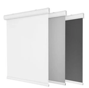 Allesin 100% Blackout Cordless Roller Shades for Windows,Pull Down Thermal - Picture 1 of 2