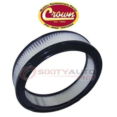 Crown Automotive Air Filter for 1980-1983 Jeep Wagoneer 4.2L L6 - Intake ry - Изображение 1 из 4