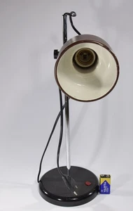 alte LAMPE 70er Spaceage Vintage Licht Beleuchtung Schreibtisch Deko Nostalgie - Bild 1 von 6