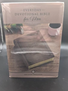 Holy Bible Everyday Devotional Bible Men New Living Translation - Picture 1 of 5