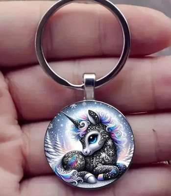 Cute unicorn keyring/ Gifts/ Birthday/ Friendship/ - Image 1 of 3