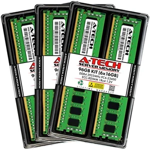 96GB 6x 16GB PC4-2933 RDIMM Lenovo ThinkSystem SR860 Memory RAM - Picture 1 of 5