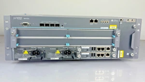Juniper MX104 Router w/ 2x RE-S-MX104 4xSFP+ enabled 2x PWR-MX104-AC MX104-AC - Picture 1 of 3