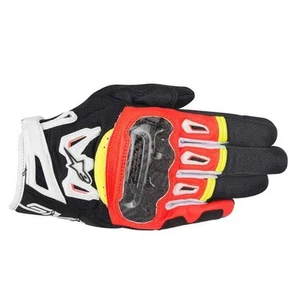 Alpinestars Racing SMX-2 Air Carbon v2 Mens Leather Motorcycle Gloves - Black... - Picture 1 of 1