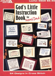 God's Little Instruction Book for Mom & Dad 64 Designs in Cross Stitch 2809 - Bild 1 von 4