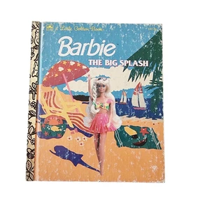 BARBIE The Big Splash ~ Little Golden Book 1992 Mattel Vintage - Picture 1 of 4