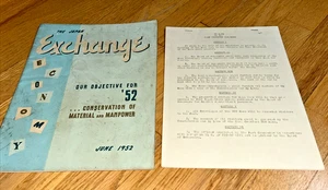 June 1952 THE JAPAN EXCHANGE / Occupied Japan Central Exchange / Camp Crawford - Picture 1 of 23