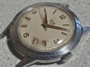 Heuer Deluxe Watch Vintage Swiss Chronograph Collectible Timepiece USED - Picture 1 of 19