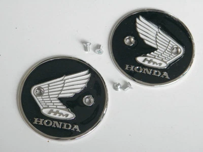SET Honda S90 CD90z C92 C95 C200 CB160 CB92 CD50 CD65 CD70 CL90 Fuel Tank Emblem - Image 1 of 4