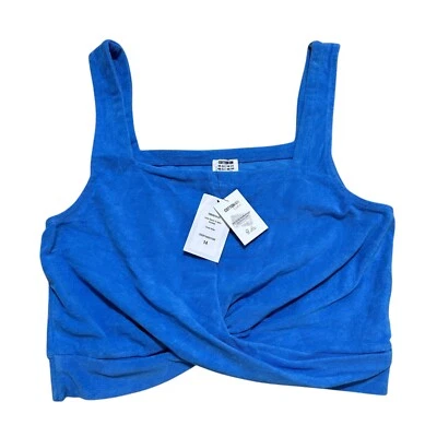 Chaleco de algodón para mujer talla 14 azul de tela de rizo activo para sudar a nadar nuevo con etiquetas Foto 1 de 4