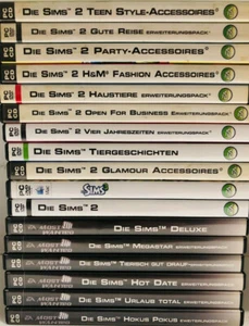 Die Sims 1 + 2 + 3 PC HAUPTSPIEL und Addons Sammlung alle deutsch PC Sammlung  - Bild 1 von 1