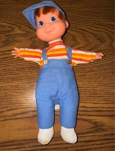 Vintage 1970s- BIFFY BABY BEANS Boy Beanbag Doll by Mattel - NICE! - Picture 1 of 8