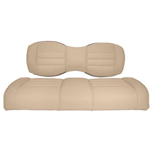 Vinyl Seat Cushions for MadJax Genesis 250/300 Golf Cart Rear Seat - Beige - Imagen 1 de 3