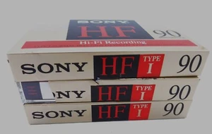 Sony HF 90 Cassette Tape - 3 qty - NEW sealed - never used - Picture 1 of 3