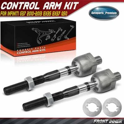 2x Extremo de varilla de dirección interior delantera para Infiniti G37 2010-2013 EX35 EX37 Q50 Q60 Foto 1 de 4