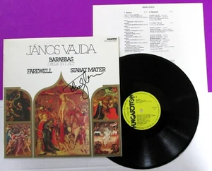TOKODY ILONA Autographed LP BARABBAS by Janos Vajda MINT CONDITION LH987 - Picture 1 of 4