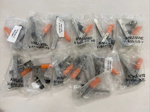 Lote de 12 nuevas abrazaderas de palanca de mango vertical KNU-TORNILLO V-100-SS-2S, sh6793 - Imagen 1 de 3