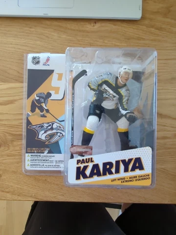 Mcfarlane NHL Series 12 Paul Kariya Nashville Predators White Jersey Open Box Cover