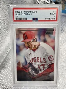 Shohei Ohtani PSA 9 Low Pop Image Variation SP 2022 Topps Stadium Club - Picture 1 of 2