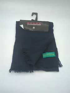 Bufanda de lana pura nueva hecha en Reino Unido vintage nueva stock antiguo C&A - Imagen 1 de 4
