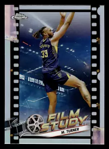 Myles Turner #FS-9 Film Study Refractor 2023-24 Topps Chrome Basketball A79 - Picture 1 of 2