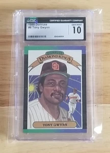 1989 Donruss baseball - Donruss Diamond Kings Tony Gwynn #6 - CGC Grade 10 - Picture 1 of 2