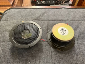 Pair Calrad 20-268 5” Squawker Squeaker Midway Speaker 8 ohm 70 Watt Set of 2 - Picture 1 of 11