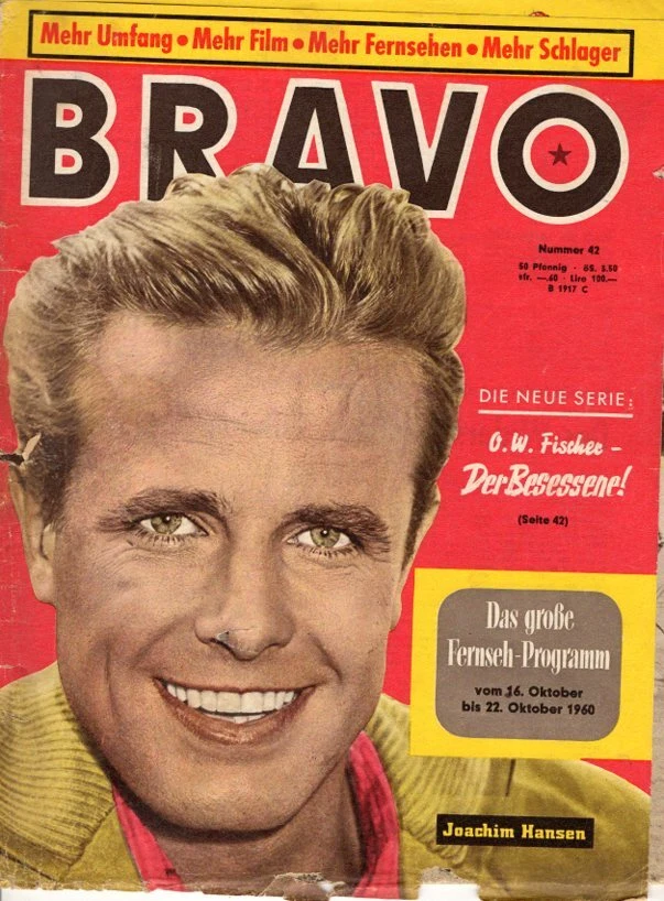 BRAVO 42/1960 – JOACHIM HANSEN, CHARLTON HESTON, GÖTZ GEORGE, MARILYN MONOE - Image 1 of 1