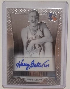 Harry Gallatin 2012-13 Panini Prizm #60 Autograph Deceased Basketball HOF Auto