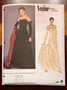 Vogue Paris Original - Designer Nina Ricci Muster #2604 Gr. 10 - Bild 1 von 2