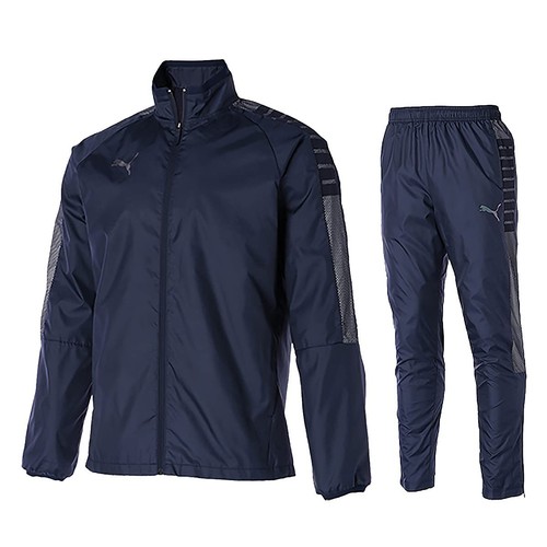 Puma India Breakers da uomo fodera in rete logo grande antivento taglia M 657739 NV 554