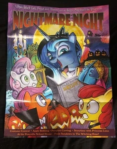 My Little Pony Nightmare Night SDCC Poster 18" x 14" - Picture 1 of 10