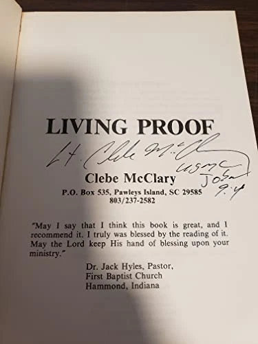 Living Proof: The Exciting Story of Vietnam Hero Lt Clebe McClary - GOOD Foto 1 de 1