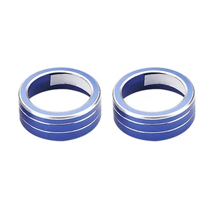 2PCS Car Switch Control Trim Fit For Toyota RAV4 2019- 2021 Easy Install Blue - Picture 1 of 10