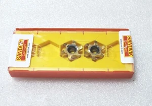 2 Pcs. - SANDVIK 327R12-28 30002-GMM I.D. Groove Carbide Inserts Grade 1025, N£W - Picture 1 of 6