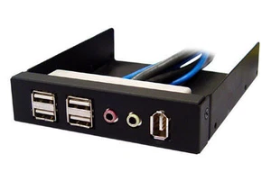 Silverstone FP32B I/O Black 3.5inch Bay Front Panel - Picture 1 of 3