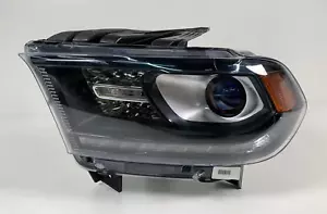 2014-2020 Dodge Durango Left Driver Side Halogen w/LED Black Headlight Lamp OEM - Picture 1 of 16