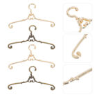 4Pcs Mini Metal Clothes Hangers Vintage Style DIY Wardrobe Accessories