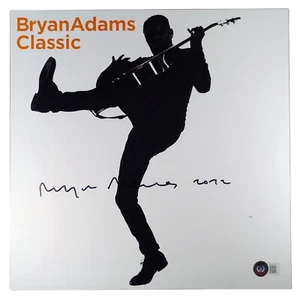 Bryan Adams Signed 11x11 Photo Classic Vinyl Record Album Flat Beckett Autograph - Picture 1 of 8