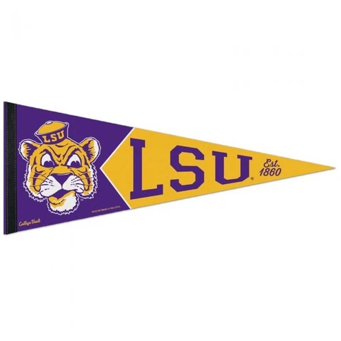 LSU TIGERS COLLEGE VAULT PREMIUM QUALITY PENNANT 12"X30" BANNER NCAA LICENSED Cover