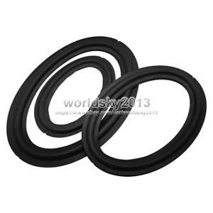 Woofer envolvente de borde de goma de 4""x6""/5""x7""/6""x9"" pulgadas reparación de círculos envolventes - Imagen 1 de 9