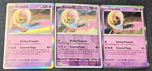 Pokémon Scarlet Violet Shrouded Fable Cresselia 21/64 Reverse Holo Foil NM (3) - Picture 1 of 2