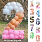 Large Number Balloon Frame Mosaic Balloon Filling Box Stand Number Filling F6I8